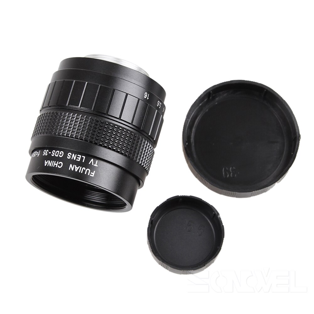 guangdong nte para filmes, lente para panasonic micro 4/3 m4/c e anel macro 35mm f1,7 cctv + suporte c 3 gf5 gf6 gx1 gx8 gx7 g85