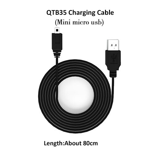 VR robot QTB35 accesorios para auriculares para casco tipo c/Cable cargador Micro USB para auriculares de motocicleta: Micro USB Cable