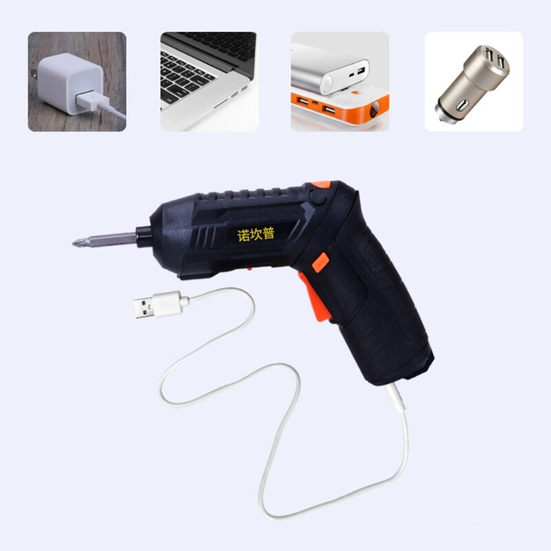 Cordless Electric 4V Rechargeable Screwdriver and 4V Rotary Tool Combo Kit 896B