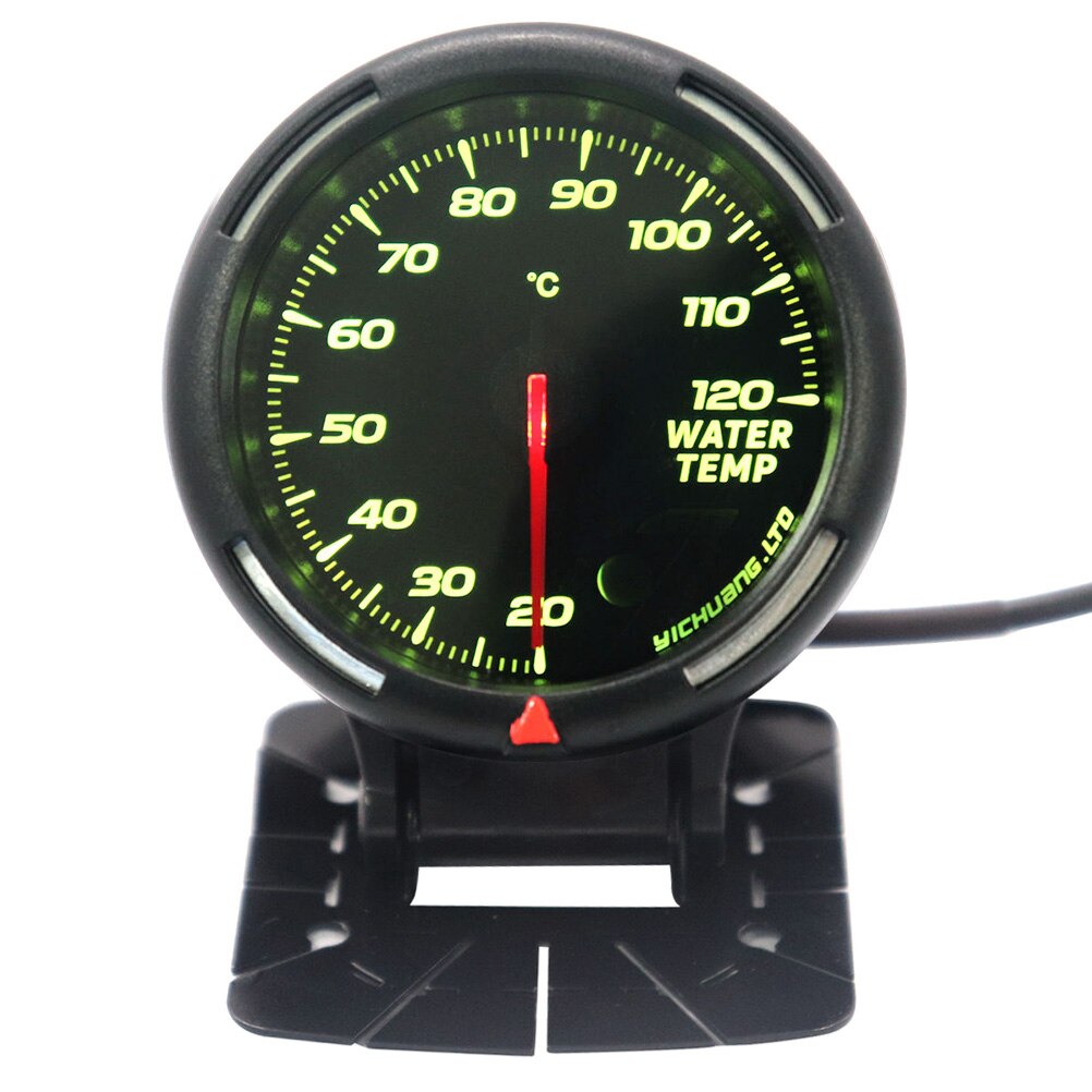 1 PC Water Temp Meters 12 V 64 Kleur Backlight Verstelbare 20 ~ 120℃ Water Temperatuur Meter Water Temp Gauge auto