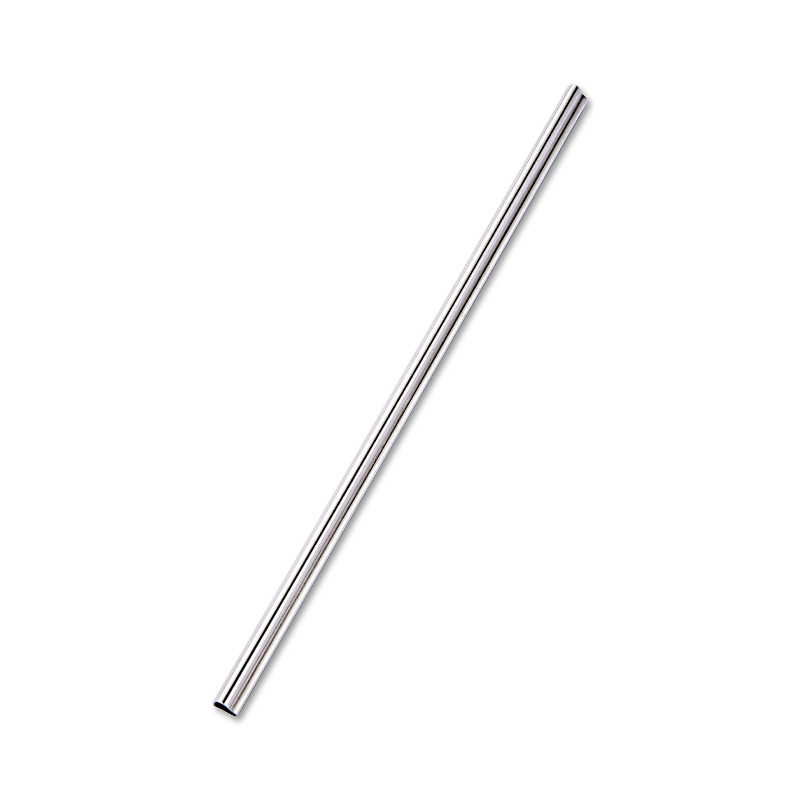 1PC Drinking Straw Reusable Metal Straw Set Heart-shaped Bubble Tea Straws 304 Stainless Steel Pearl Milkshake Straw Set: sliver