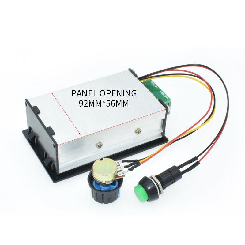 30a digitale ledet likestrøm motorhastighetsregulator  dc 6-60v 12v 24v 36v 48v 30a pwm hastighet justerbar trinnløs regulator regulator