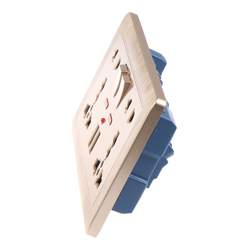 Stopcontact Universele 5 Gat 2.1A Dual Usb Charger Port Socket