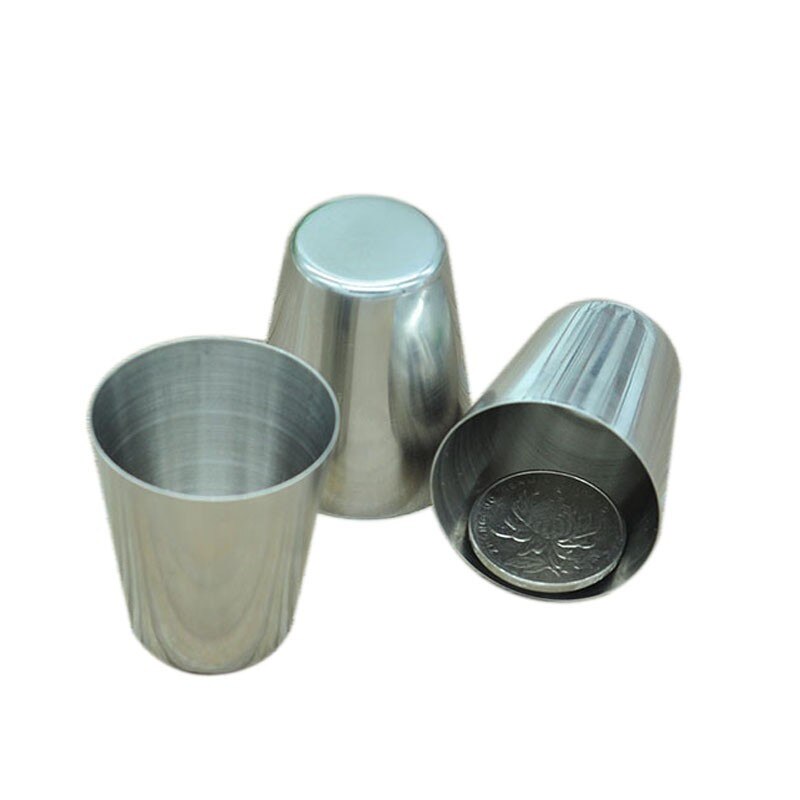 2 Pieces Stainless Steel Whiskey Shot/Cup/Glass Portable Drinkware Home And Outdoor