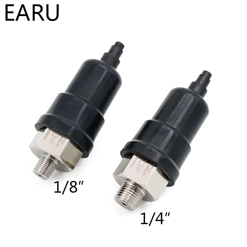 1/4" 1/8'' Micro Pressure Adjustable Diaphragm Hydraulic Switch QPM11-NC / QPM11-NO Pressure Switch Wire External Thread Nozzle
