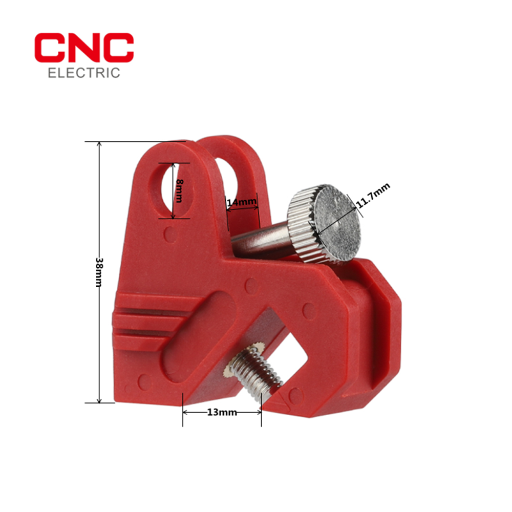 CNC Circuit Breaker Lockout And Safety Padlock Electrical Air Switch Handle Tool-Free Safety Lock Off