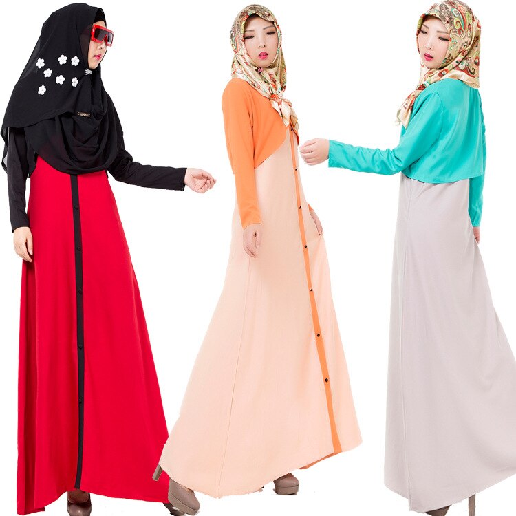 WEPBEL musulman Abaya femmes robe moyen-orient Ramadan islamique manches longues robe Maxi