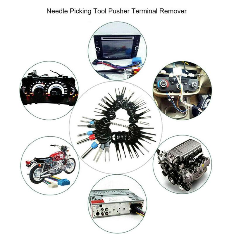 Car Plug 26/36/41/59x Terminal Removal Tool Set Terminal Pin Retractor Pick Needle Harness Terminal Pick Needle Retractor