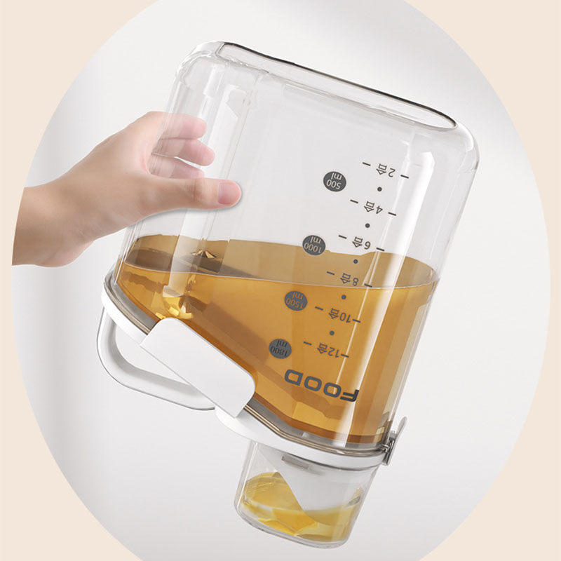 Récipients de stockage de céréales, grands récipients hermétiques de stockage de nourriture sèche avec bec verseur pour distributeur de céréales en vrac, récipient alimentaire