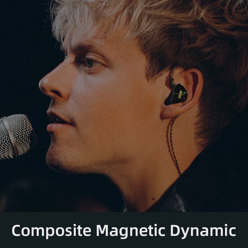 Kz edx 1 dinâmico em fones de ouvido de alta fidelidade baixo correndo esporte fones fone de ouvido fone kz zst zsn pro