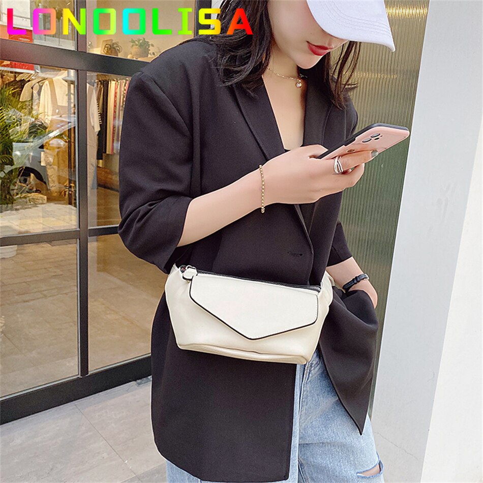 Casual Waist Bags for Women Leather Shoulder Bag Travel Small Chest Bag Female Fanny Pack Belt Purses Ladies Crossbody Bolsos