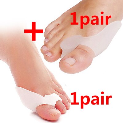 Täglich Silikon Gel Fuß Zehe Separator &Ampere; Daumen Hallux Valgus Schutz &Ampere; Ballen Erzähler Bicyclischen Daumen Orthopädische Richtige: 2Paar Stil 6