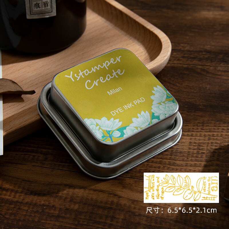 Stamp Ink Pads for Rubber Stamps Waterproof Pads for Acid-Free Non-Toxic Card Making Wood Fabric and Paper: T