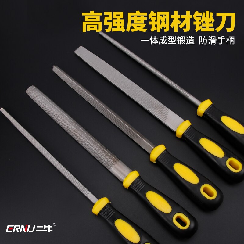 File, steel file, metal file, woodworking knife, triangle semicircular rubbing knife, grinding tool, fitter, grinding