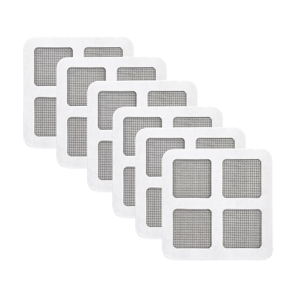 Screen Repair Tape Window Door Waterproof Patch Self-adhesive Strong Fix Anti-Insect Door Mosquito Net Mesh Broken Holes Repair: 6pc
