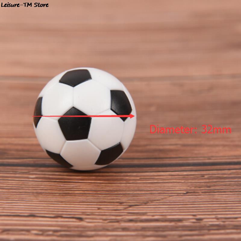 2Pcs Black And White Foosball Table Soccer Plastic Table Ball Baby Foot Fussball Spotrs