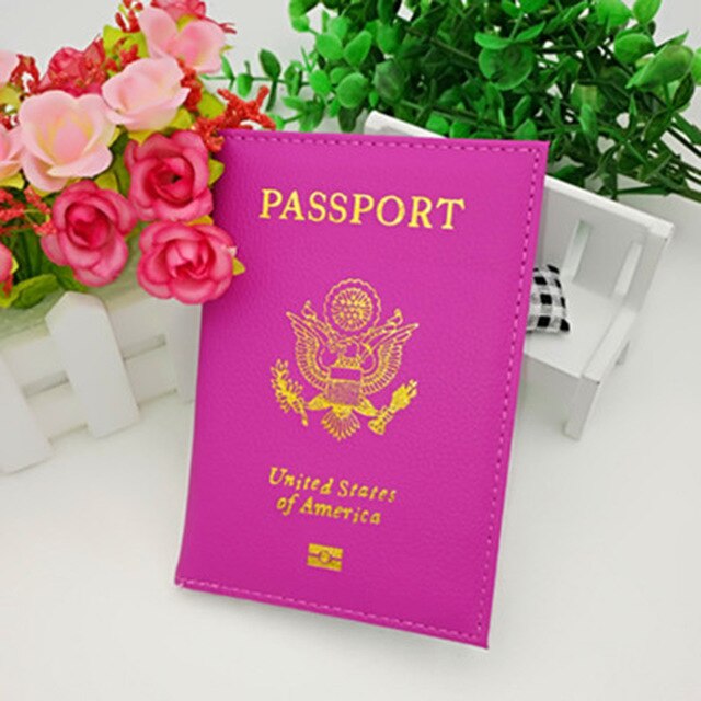 Cute Passport Cover Women Russia Pink Passport Holder Travel Covers for Passports Girls Case for Passport PU leather: 17