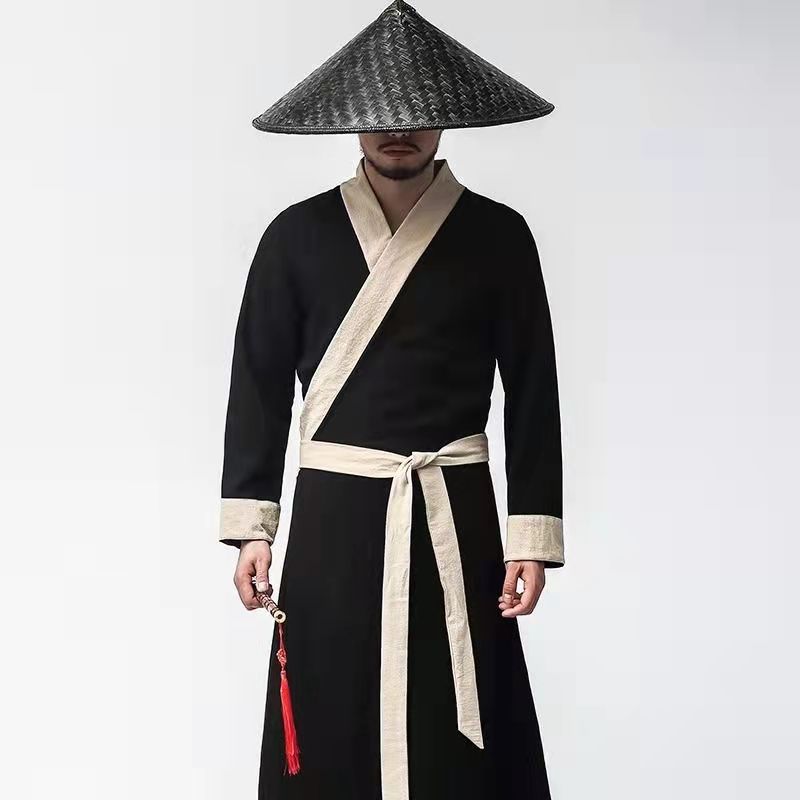 Fantasy Homem Old Tiongkok Ninja Japan with/Without Accessor Size Plus Costume Cosplay Halloween Man