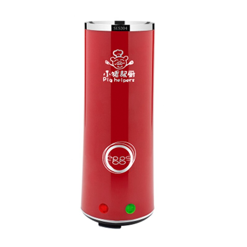 Urządzenie robić robienia śniadania mini elektryczna maszynka robić sajgonek automatyczna wielofunkcyjna omlet kiełbasa jajowar kuchenka Rotolo di uova: Czerwony