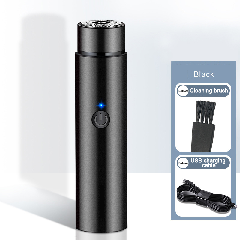 Elektro rasierer Mini Reise rasierer für Männer Frauen USB-Aufladung wasch Bar zu Hause tragbare Barts ch neider Rasierer & Körper Haars ch neider: Schwarz