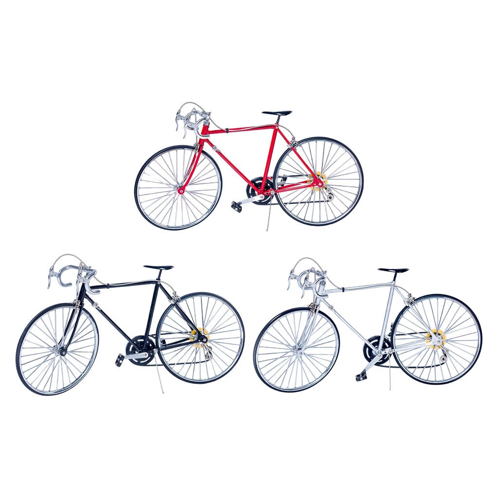retro 1/6 Fahrrad Modell Metall Fahrrad DIY Bausatz Figuren Heimat Schreibtisch Dekor Handwerk Sammlungen für Erwachsene freundlicher