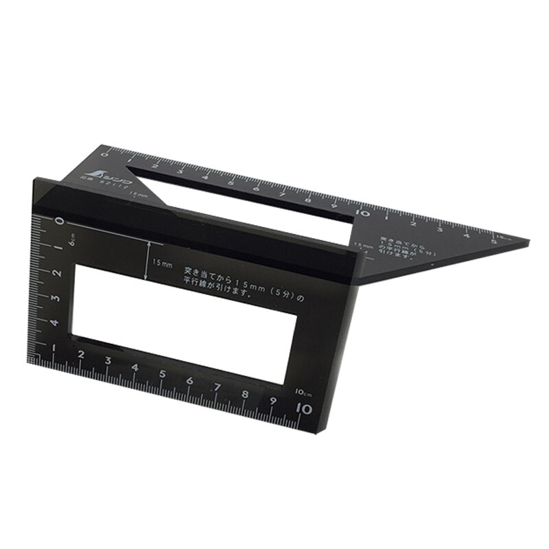 Japan Shinwa 62112 multi purpose angle ruler 45 ° 90 ° cross line ruler woodworking angle ruler
