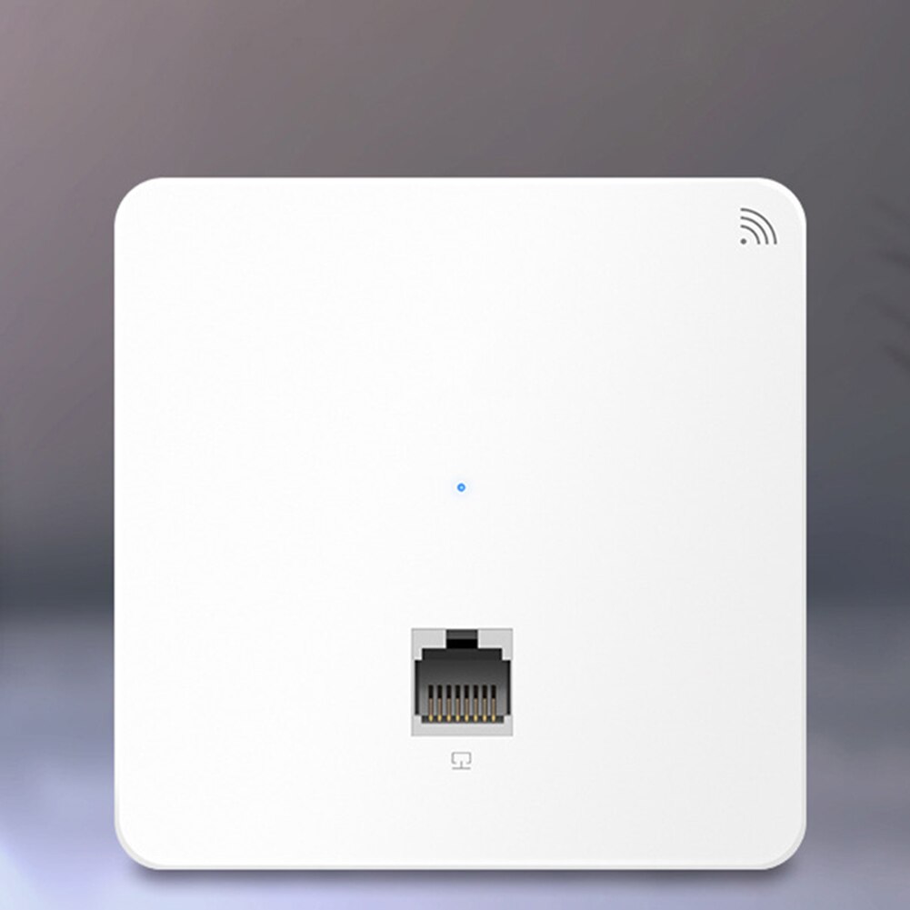 Intelligent Extender Office PoE Power Supply 300Mbps Access Point Practical Wireless AP Panel Home Wall Embedded: Default Title