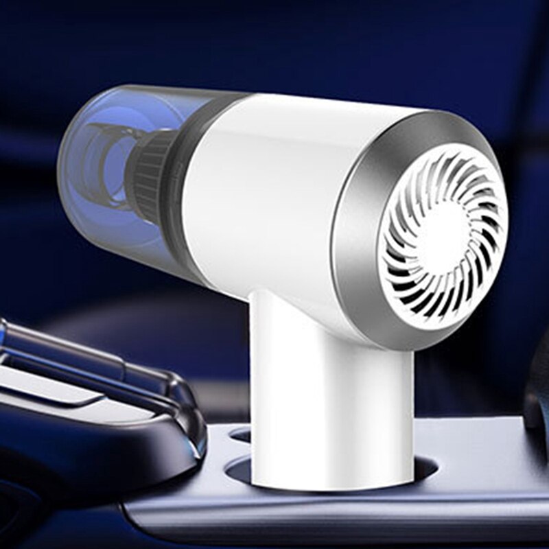 USB Rechargeable Vacuum Cleaner Handheld Cyclonic Suction Vacuum Cleaner Brush Cleaning for Office Home Wet Dry Use