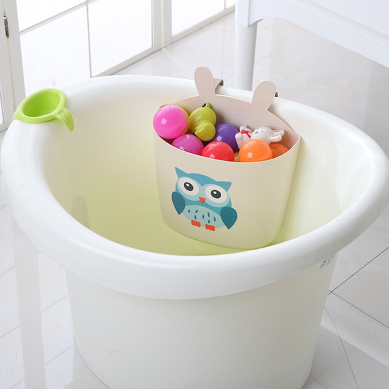 Plastic Bed Hanger Opbergtas Veilig PP Box voor Speelgoed Luier Organisator Tas PP Waterdicht Bad Speelgoed Organizer Bag Baby beddengoed