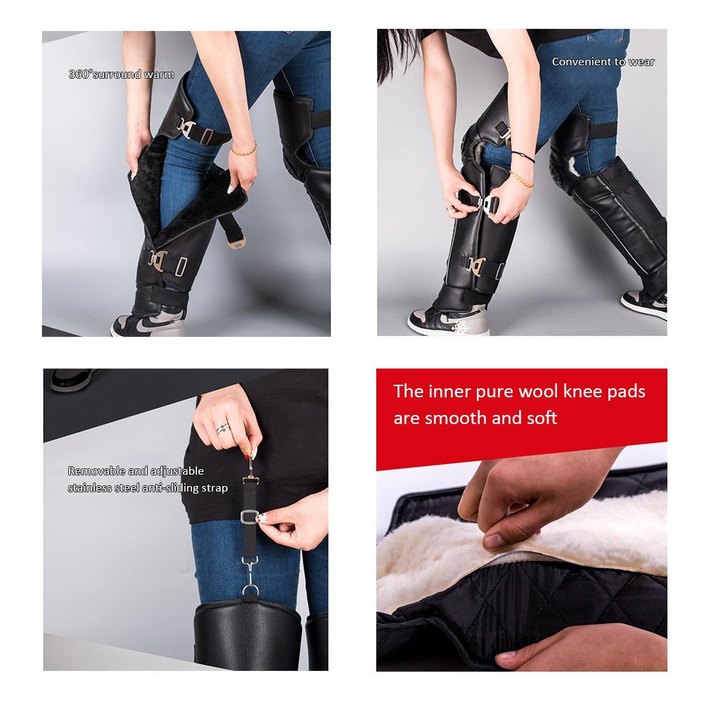 Motocyklowe skutery ochraniacze na kolana wiatroszczelne motocyklowe ochraniacze na nogi ochraniacz ocieplający na kolana motocross ochraniacze na kolana skuter kolana cieplej