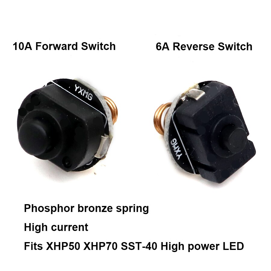 LED Taschenlampe drücken Taste Schalter AUF aus Elektrische Taschenlampe Schwanz Schalter T6 Q5 C8 501B 502 DIY reparatur Aktualisierung teil für LED Taschenlampe lampe