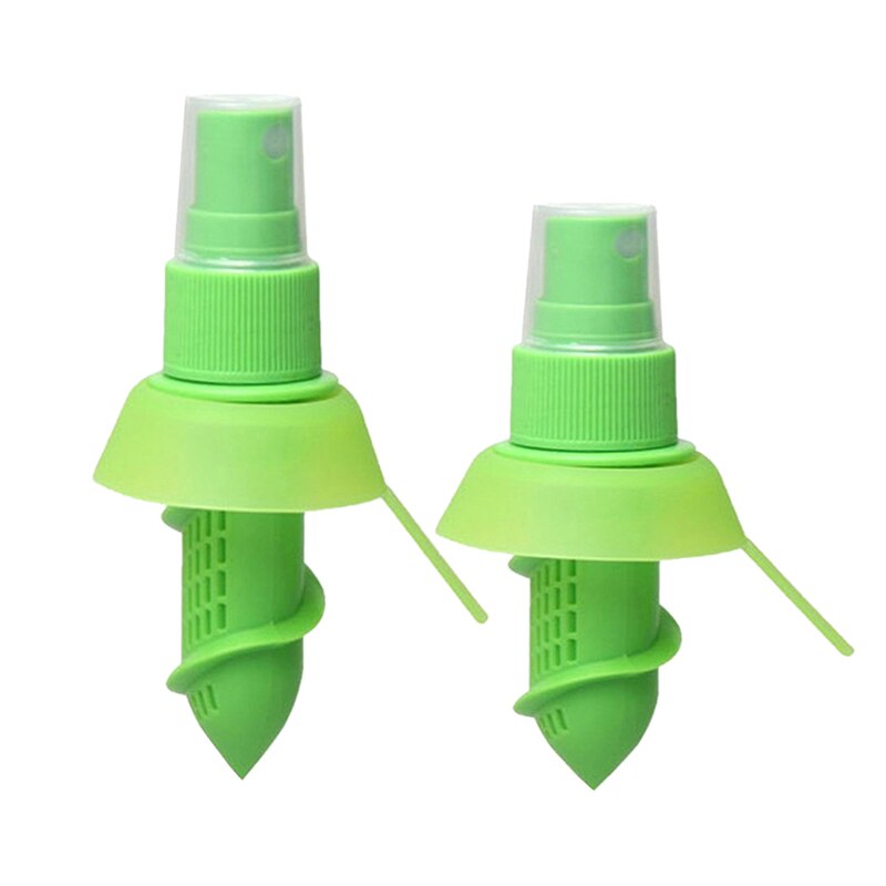 LUCOG 2pcs Mini Lemon Sprayer Fruit Juicer Citrus Lime Juicer Squeezer Reamer Kitchen Citrus Sprayer Lemon Lime