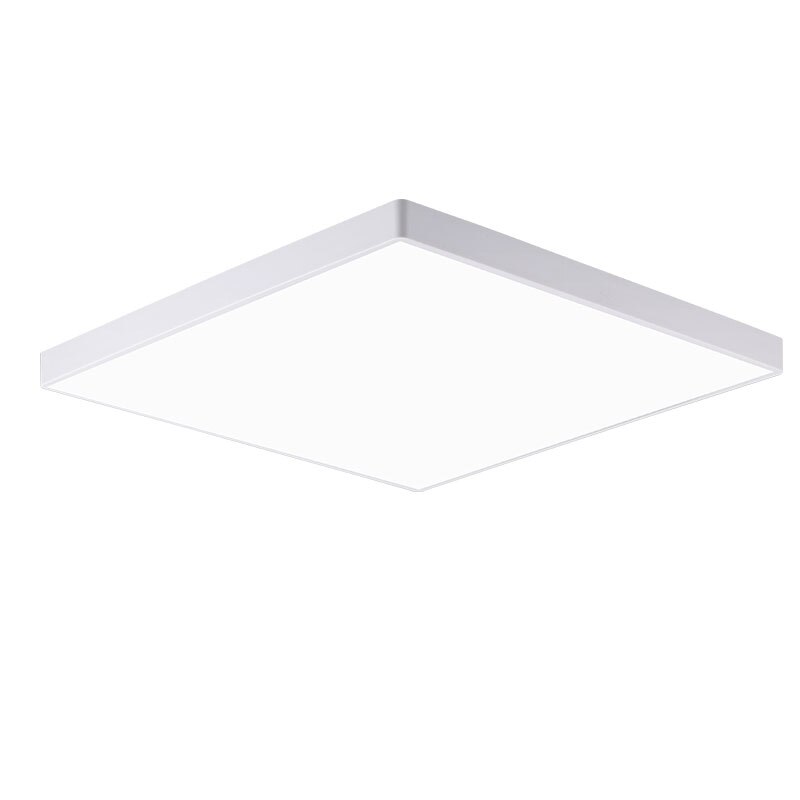 Moderne Led Plafondlamp 220V 240V Led Lamp Woonkamer Verlichting Ronde & Vierkante 3 Cm Super Dunne led Licht Voor Slaapkamer Keuken: Square White / 18W / Warm White