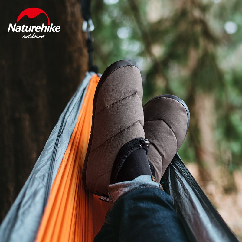 Naturehike low-top camp dunsko  -5-5 ℃ varm vanntett vindtett hvit andedun sko sklisikker hjemme ultralett bærbar