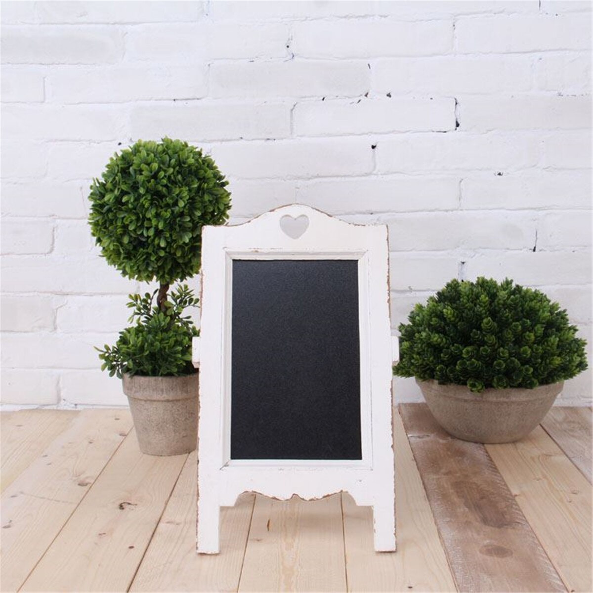 Wooden Vintage Chalk Board Blackboard Signs Memo Message Board Wedding Kitchen Notes