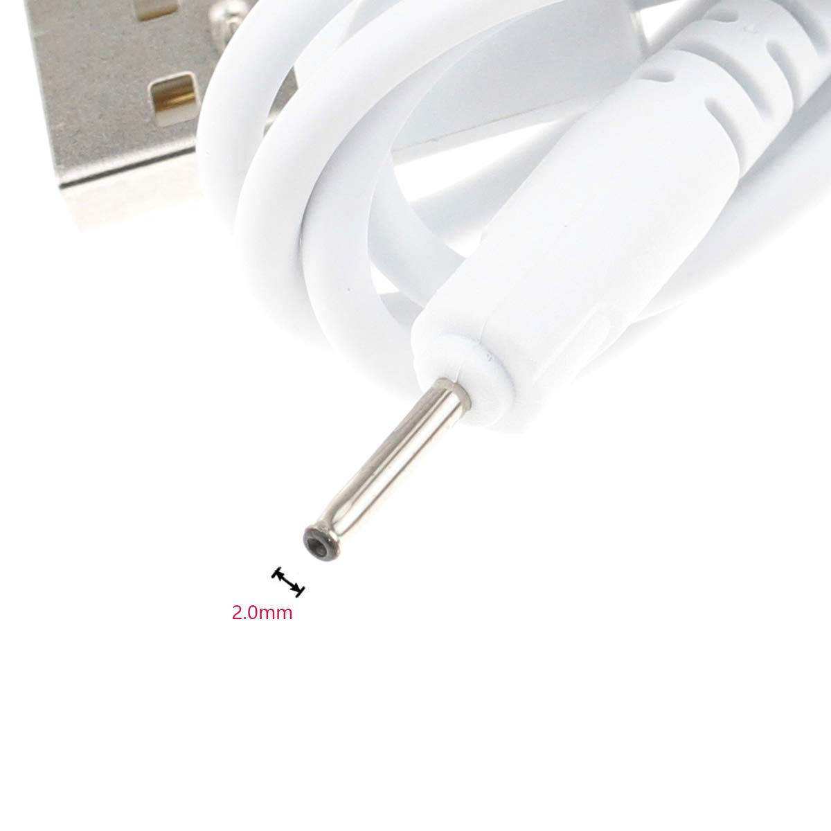 Chargeur USB de remplacement, 2 pièces, avec stylet, pour tablette, stylo Huion P80/PE330/PF150, avec câble USB de 2.0mm