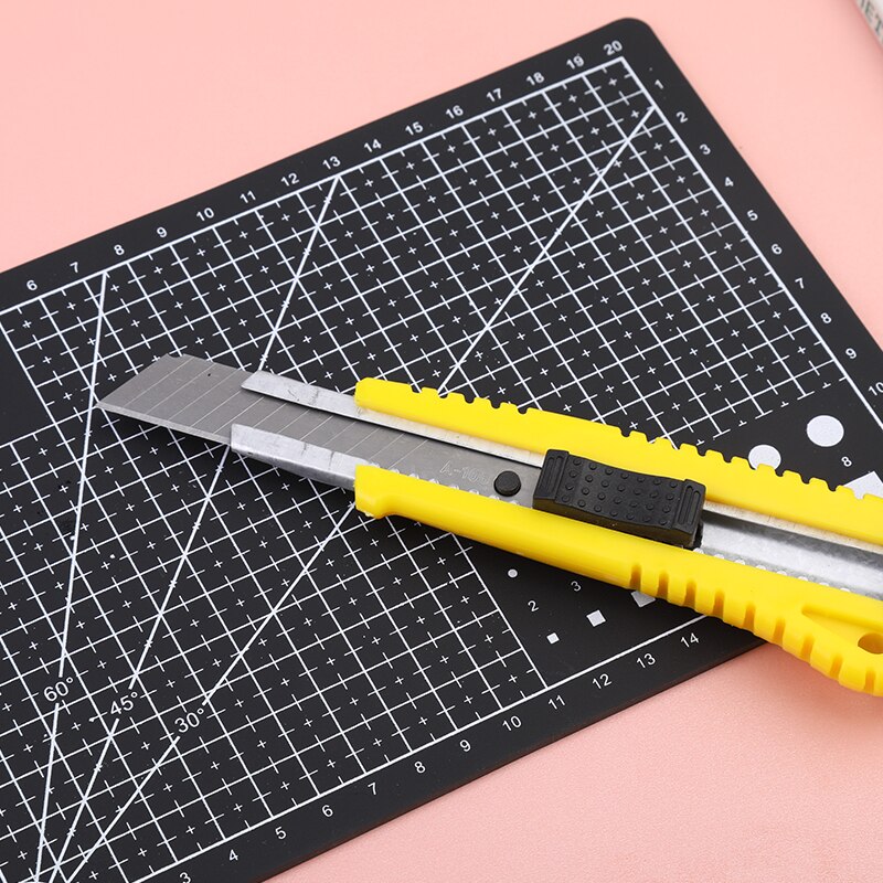 Juego de herramientas de corte de cuero , con tapete de corte A5, cuchillos de utilidad, regla de cuchillo de tallado y cuchillas para herramienta de cuero DIY