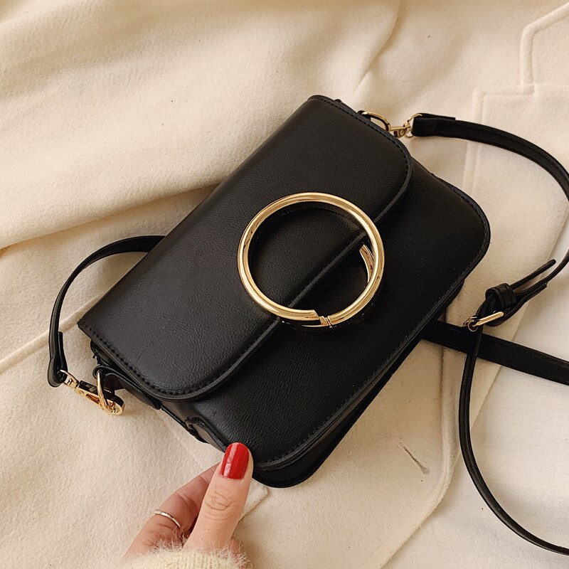 Couleur unie carré sac à bandoulière nouvelle en cuir PU femmes sac à main de créateur mignon dame épaule sac de messager