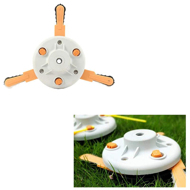 Dual-Use Hay Mower Head Mower Blade Nylon Weeder Work Head Blade Trimmer Heads Grass Brush Cutter Garden Mower Accessories