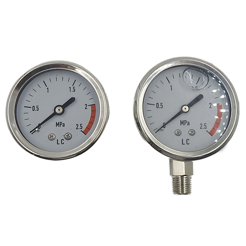 Pressure Gauges Air Compressor Hydraulic Pressure Gauge 0-2.5 MPa Pressure Measuring Instruments Gardening Supplies Greenhouse