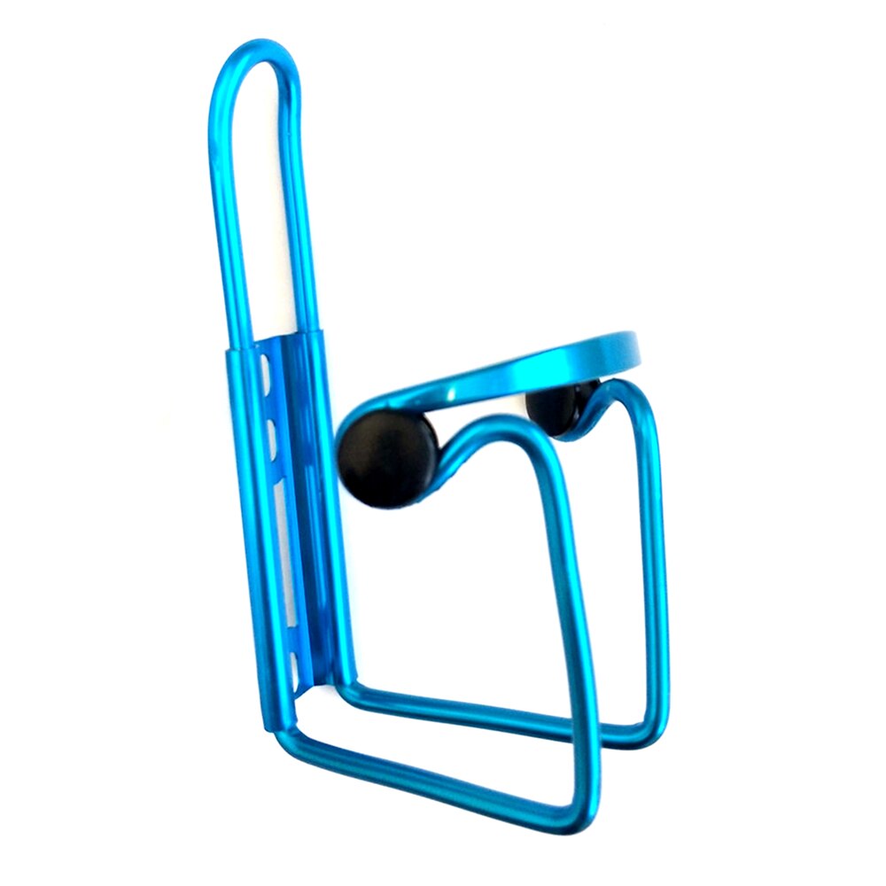 Mtb fiets waterfleshouder aluminiumlegering mountainbike bidonhouder beugel fietsdrank waterbekerhouder accessoires: Blauw
