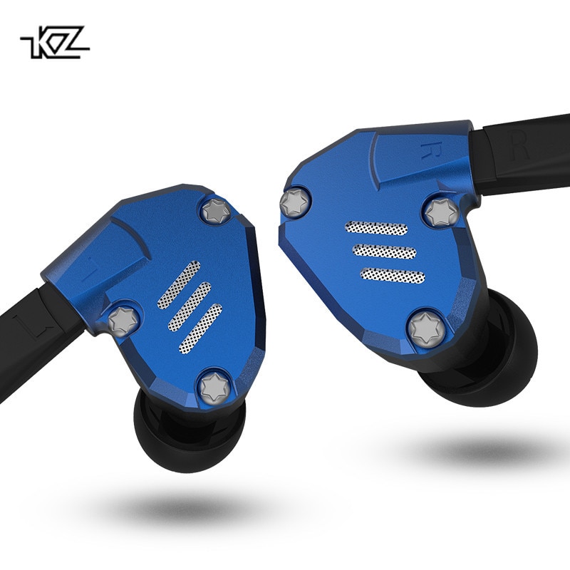 KZ ZS7 4BA+1DD Hybrid In Ear Earphones HIFI Earbuds Bass Headset DJ Monitor Earphone for KZ ZS6 AS10 ZST ZSN Pro ZS10