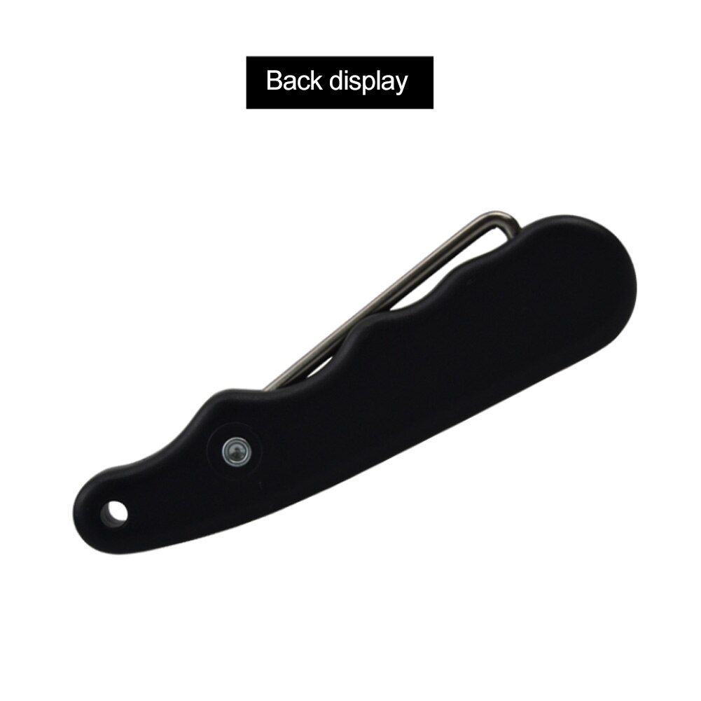 Folding Sports Ergonomic Handle For Figure Roller With Extended Hook Durable Ice Hockey Skate Lace Tightener Black Portable