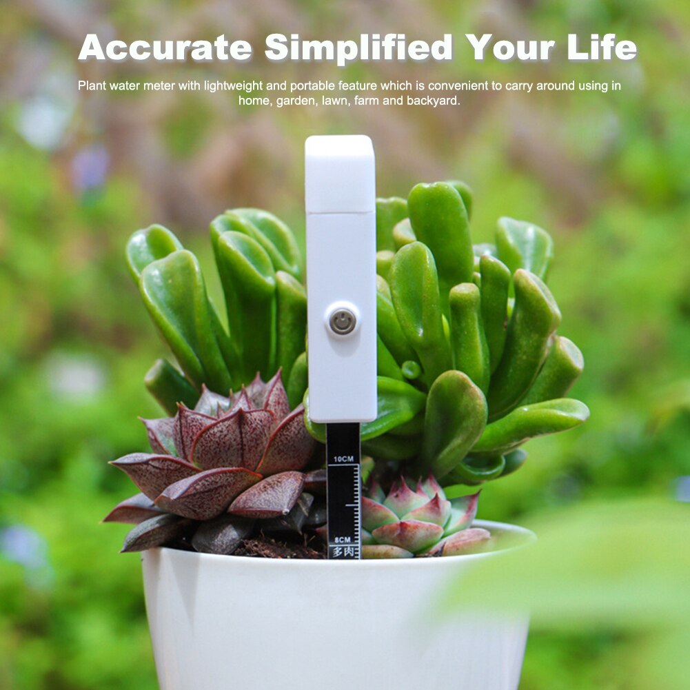 Humidity Sensor Reminder Potted Lawn Plants Soil Moisture Meter Outdoor Greenhouse Detector Flower Portable With Flashing Light