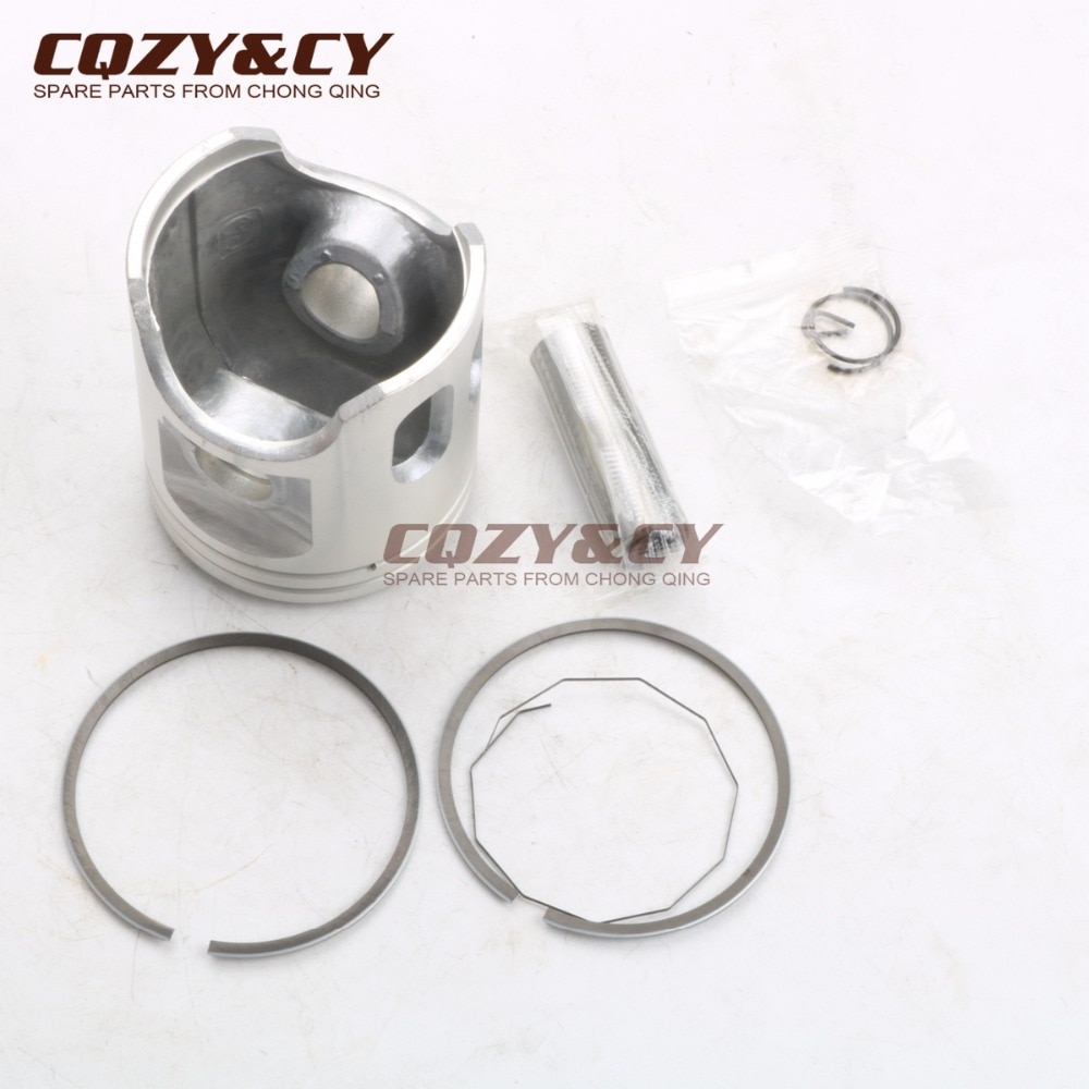 117cc 56 millimetri kit Pistone Pistone & squillare per YAMAHA BWS 100 Gran asse100 AEROX100 AC NEOs 100 YQ100 YW100E YN100 2T Pistone pimi 14 millimetri
