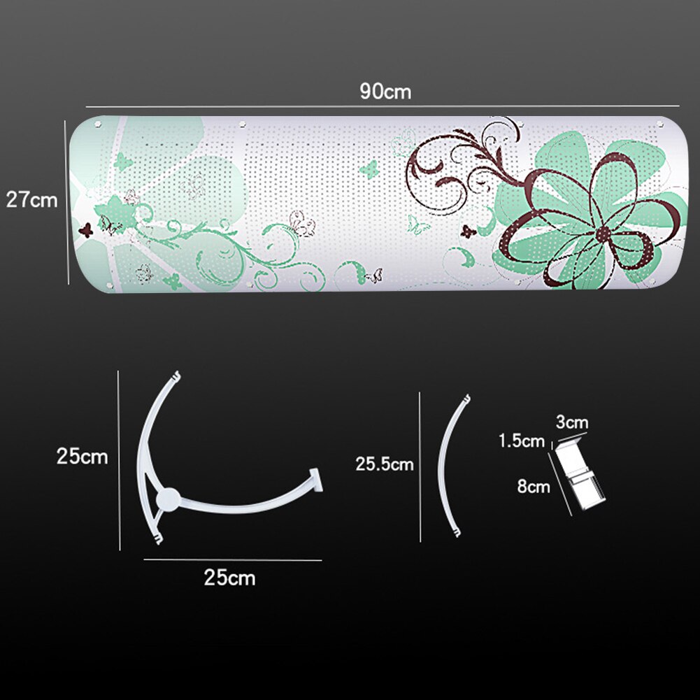 Animal Wisteria Home Air Conditioner Cold Wind Shield Folding Deflector Cover The wind shield is used for anti-direct blowing.