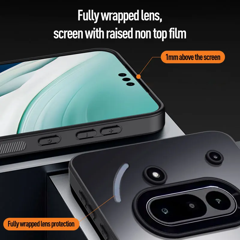 Magnetische Hülle für Nothing Phone 3A Pro, matt, stoßfest, harte Stoßstange, Ständer, Halter, Schutzhüllen für Nothing Phone 3A 2A CMF Phone 1