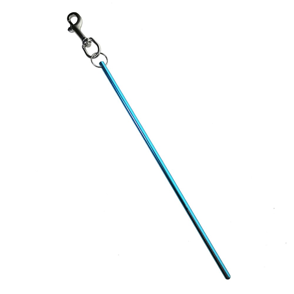 5.5 "14cm nurkować ze stopu aluminium zbiornik grzechotka urządzenie sygnału trzymać z karabinkiem wskaźnik nurkowania wibrator trąbka gwizdek: niebieski