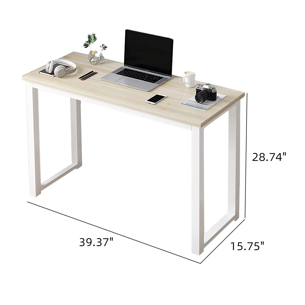 Computer Desk Laptop Desk Modern Bedside Table Wooden Laptop Stand Home Office Gaming Table Workstation Study Writing Desk