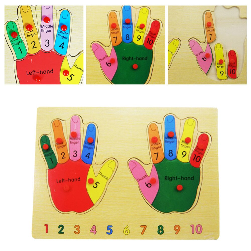 1Pc Grappige Houten Puzzel Speelgoed Creatieve Puzzel Speelgoed Voor Kinderen Kleurrijke: Default Title